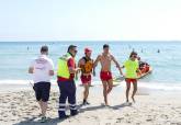 Simulacro de ahogamiento en el Mar Menor