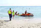 Simulacro de ahogamiento en el Mar Menor