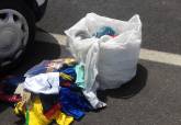 Productos decomisados en el mercadillo de Cabo de Palos