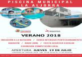 Reapertura de la piscina de La Aljorra 