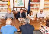 Reunin Delegado del Gobierno, alcaldesa de Cartagena y vecinos de la comarca