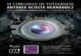 Cartel III Concurso de Fotografía 'Antonio Acosta Hernández'