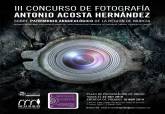 Cartel III Concurso de Fotograf�a 'Antonio Acosta Hern�ndez'