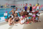 Clausura de la campaña de natación de verano en la Piscina Municipal de La Aljorra
