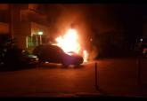 Incendio de vehículos en La Manga