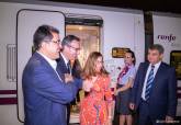 Salida del primer tren h�brido de Cartagena a Madrid