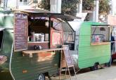 Inauguracin de las Food Truck del Amstel Cartagena Market, en la Plaza de Espaa