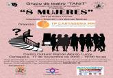 Cartel obra de teatro '8 mujeres'-  Grupo de teatro TANIT
