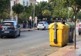 Polica Local identifica e interviene a 26 hinchas del Badajoz bengalas, drogas y un cucillo