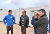 Visita a las obras del campo de ftbol de La Palma