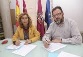 Firma convenio ADLE y Asociacin Murciana de Rehabilitacin Psicosocial- ISOL