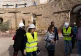 Visita de las excavaciones del Anfiteatro Romano (hallazgo de tres estancias de servicio)