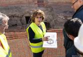 Visita de las excavaciones del Anfiteatro Romano (hallazgo de tres estancias de servicio)