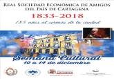 Cartel de la Real Sociedad Econmica de Amigos del Pas cumple 185 aos