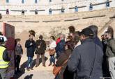 Primer día de visitas al Anfiteatro Romano 'Abierto por obras' 