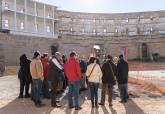 Primer d�a de visitas al Anfiteatro Romano 'Abierto por obras' 