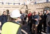 Primer día de visitas al Anfiteatro Romano 'Abierto por obras' 