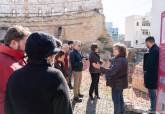 Primer d�a de visitas al Anfiteatro Romano 'Abierto por obras' 