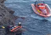 Rescatada a una persona que cayó al mar en Cabo de Palos