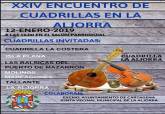 Cartel XXIV Encuentro de Cuadrillas de la Aljorra