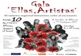 Cartel de la gala benfica Ellas, artistas