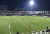 Partido amistoso de las selecciones absolutas femeninas de Espaa y Blgica en el Cartagonova