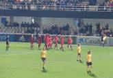 Partido amistoso de las selecciones absolutas femeninas de Espaa y Blgica en el Cartagonova