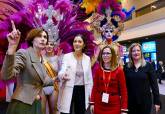 La ministra de Turismo, Reyes Maroto, y la secretaria de Estado de Turismo, Isabel Mara Oliver. apoyando la promocin de Cartagena en FITUR