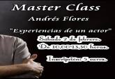 Cartel de la master class de Andrs Flores