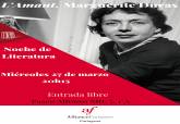 Cartel Marguerite Duras - Mes de la Mujer de la Alianza Francesa
