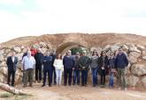 Visita a la terminacin de las obras del circuito de Trial Bici junto al POlgono de Los Camchos