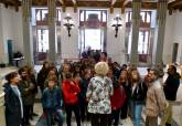 Alumnos alemanes de intercambio con el IES Jimnez de la Espada visitan el Palacio Consistorial