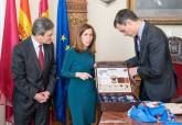 Visita de Pedro Snchez al Palacio Consistorial y el Anfiteatro Romano