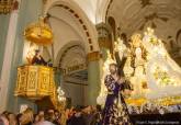 V�a Crucis marrajo en el interior del templo de Santa Mar�a de Gracia