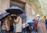 Salve bajo la lluvia la Virgen Marraja de la Sioledad de los Pobres