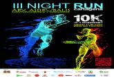 Cartel de la III Carrera nocturna Arx Asdrbalis