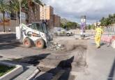 Cortes de trfico en la Alameda de San Antn en direccin a Plaza de Espaa