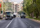 Cortes de trfico en la Alameda de San Antn en direccin a Plaza de Espaa