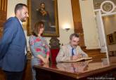 Recepcin y firma en el Libro de Oro Manuel Cruz Presidente del Senado