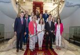Concejales del PP, PSOE y Ciudadanos que conformar�n el pr�ximo Gobierno de Cartagena
