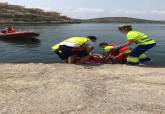 Simulacro rescate en las playas de Gala y Cala del Pino