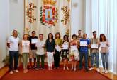 Entrega de diplomas a alumnos de la ADLE de Erasmus +
