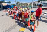 Visita concejala Educacin Talleres del Mar Escuelas de Verano