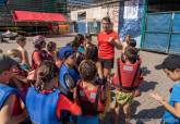 Visita concejala Educacin Talleres del Mar Escuelas de Verano