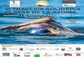 Cartel III Travesa a nado solidaria 'Playas de La Azoha'
