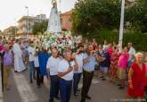 Misa y procesin en honor a Nuestra Seora de las Nieves, patrona de Islas Menores