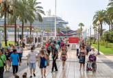 Cruceristas Jewel of the Seas y Britannia en Cartagena