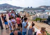 Cruceristas Jewel of the Seas y Britannia en Cartagena