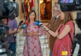Entrevista de la alcaldesa de Cartagena con el presidente de la Asamblea Regional