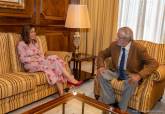 Entrevista de la alcaldesa de Cartagena con el presidente de la Asamblea Regional